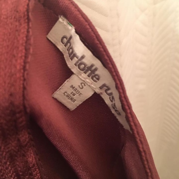 EUC-Charlotte Russe beautiful burgandy dress-Small - Picture 5 of 6